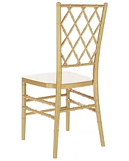 Lot de 2 chaises de salle à manger CLARION Doré_863752
