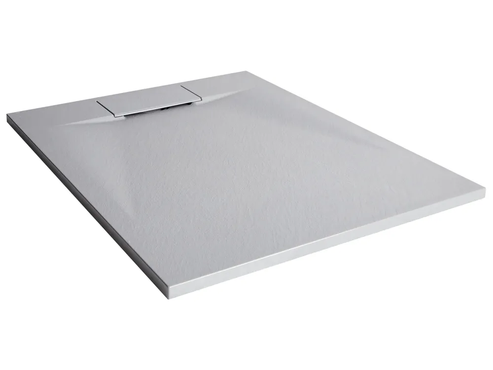 Brodzik prysznicowy AZZURRO 80 x 100 x 3 cm Szary_968707