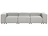 Modular Sofa 3 Seater ARDAL Fabric Light Grey
