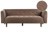 Sofa dla 3 osób BYSKE Boucle Brązowy