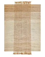 Rug HAMZALAR Beige 140 x 200 cm Jute_847664