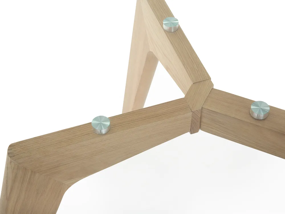 Dining Table HUDSON II Transparent 180 cm 90 cm Glass_1107307