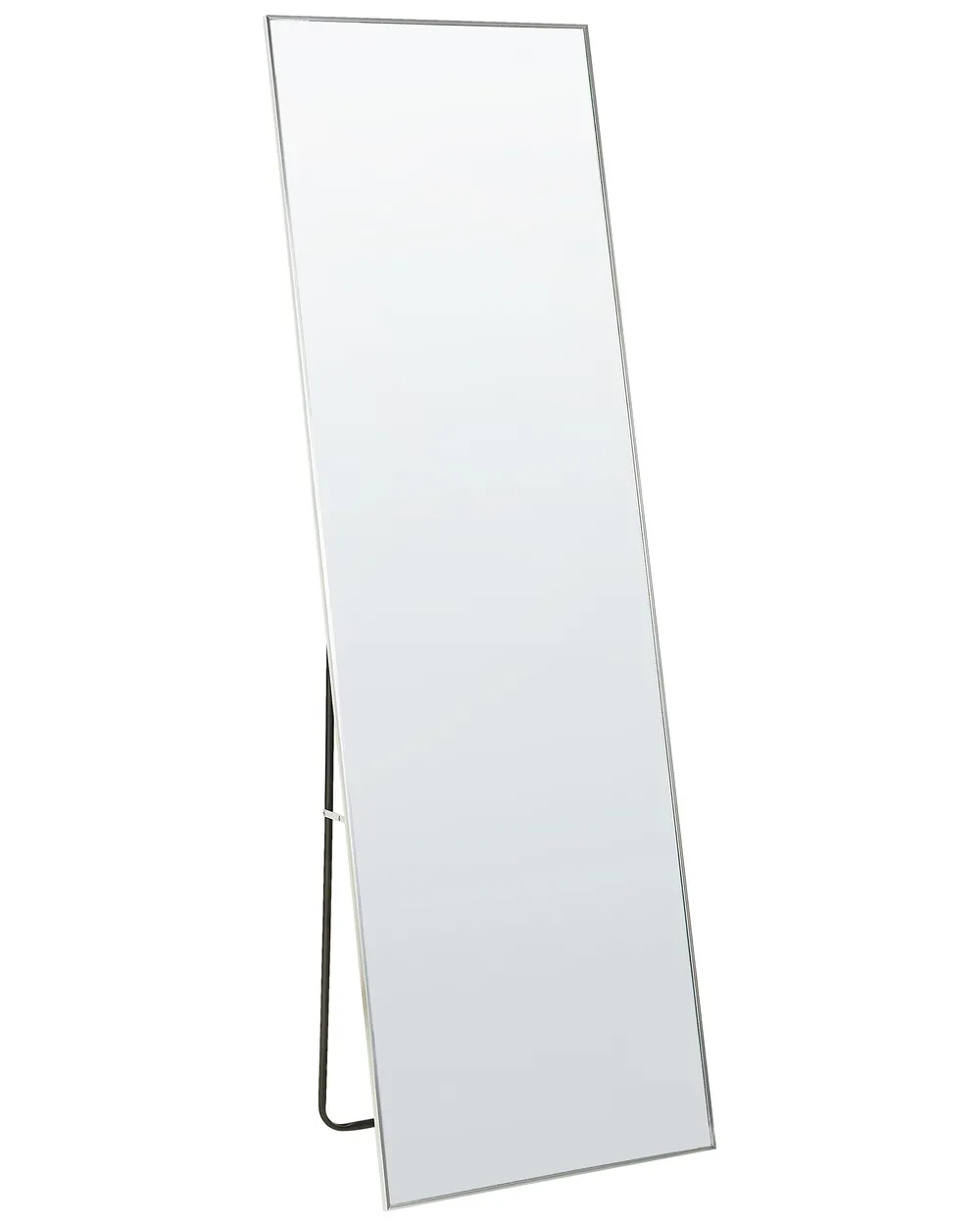Lustro stojące BEAUVAIS 156 cm Metal Srebrny