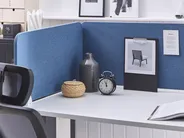 Desk Screen WALLY 80 x 40 cm Blue_800911