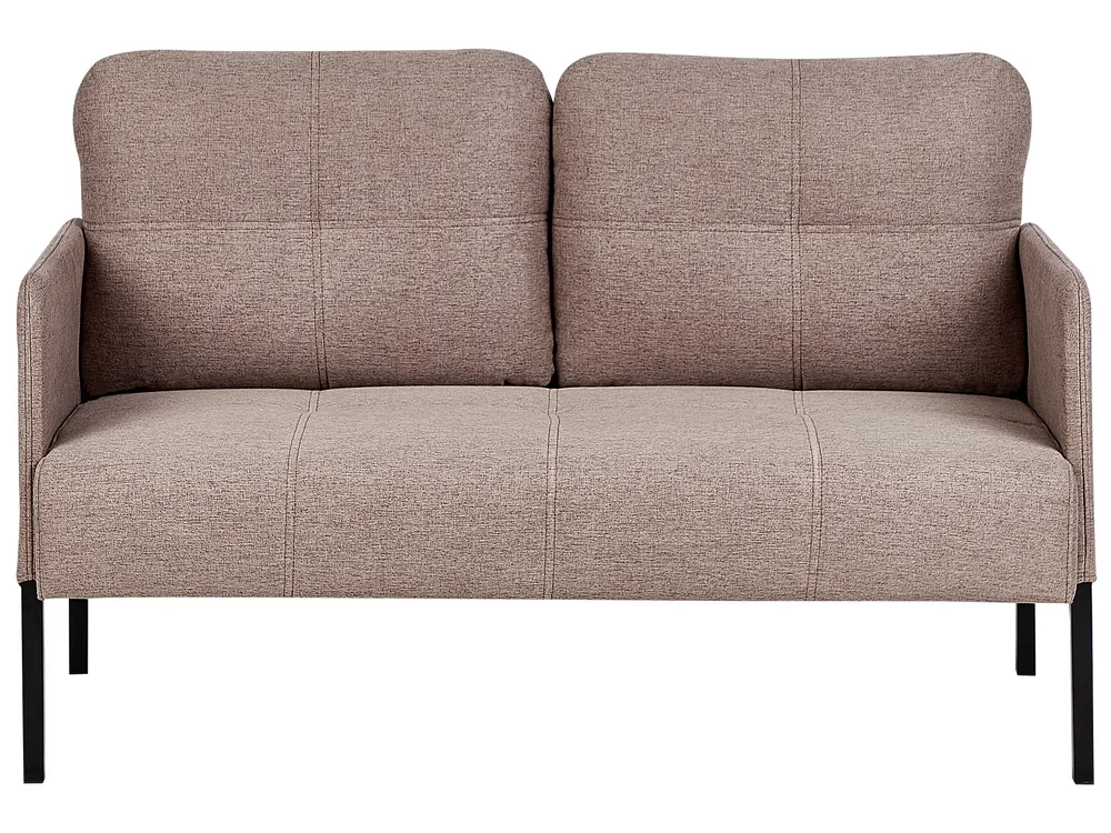 Sofa dla 2 osób LAHTI Jasnobrązowy