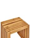 Set di 2 sgabelli da giardino legno di acacia chiaro BELLANO_922011