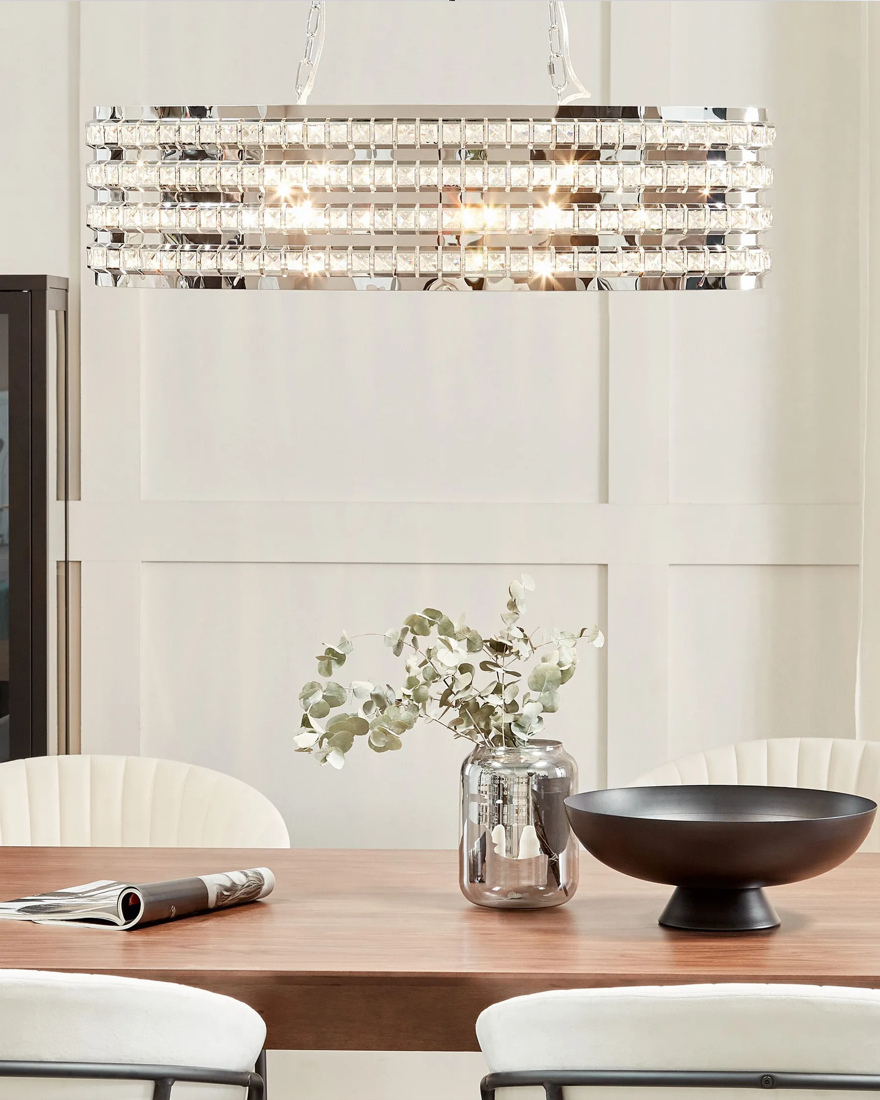Pendant Lamp CAVONE Crystal Silver_685717