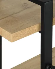 Regał 3 półki TIMBER 111 cm Jasnobrązowy_758118