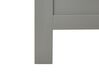 Wooden EU King Size Bed Grey MAYENNE_876627