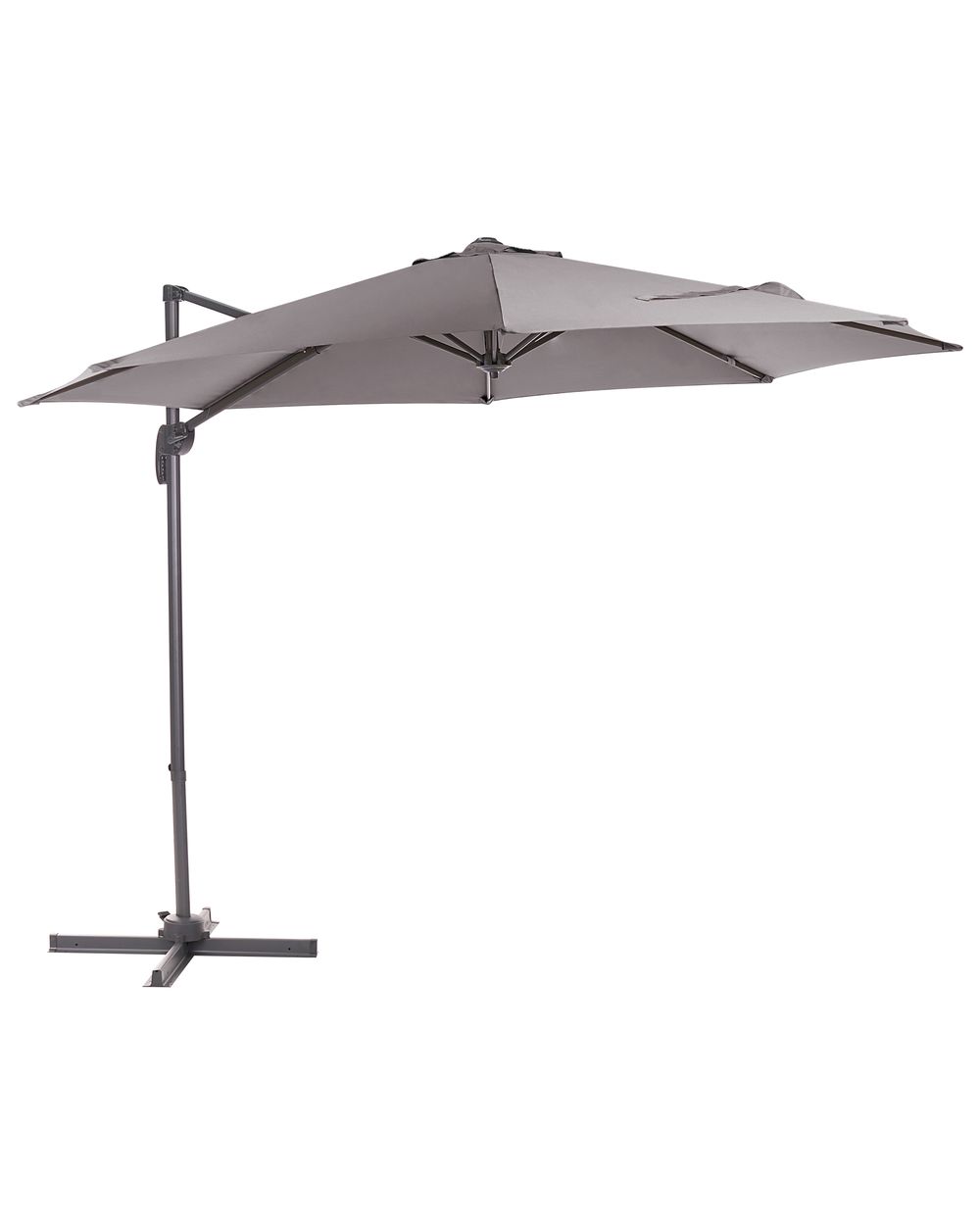 Ampelschirm 294 cm SAVONA Dunkelgrau
