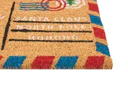 Doormat KATALLA Natural 45 x 75 cm Christmas Motif Coir_1036245