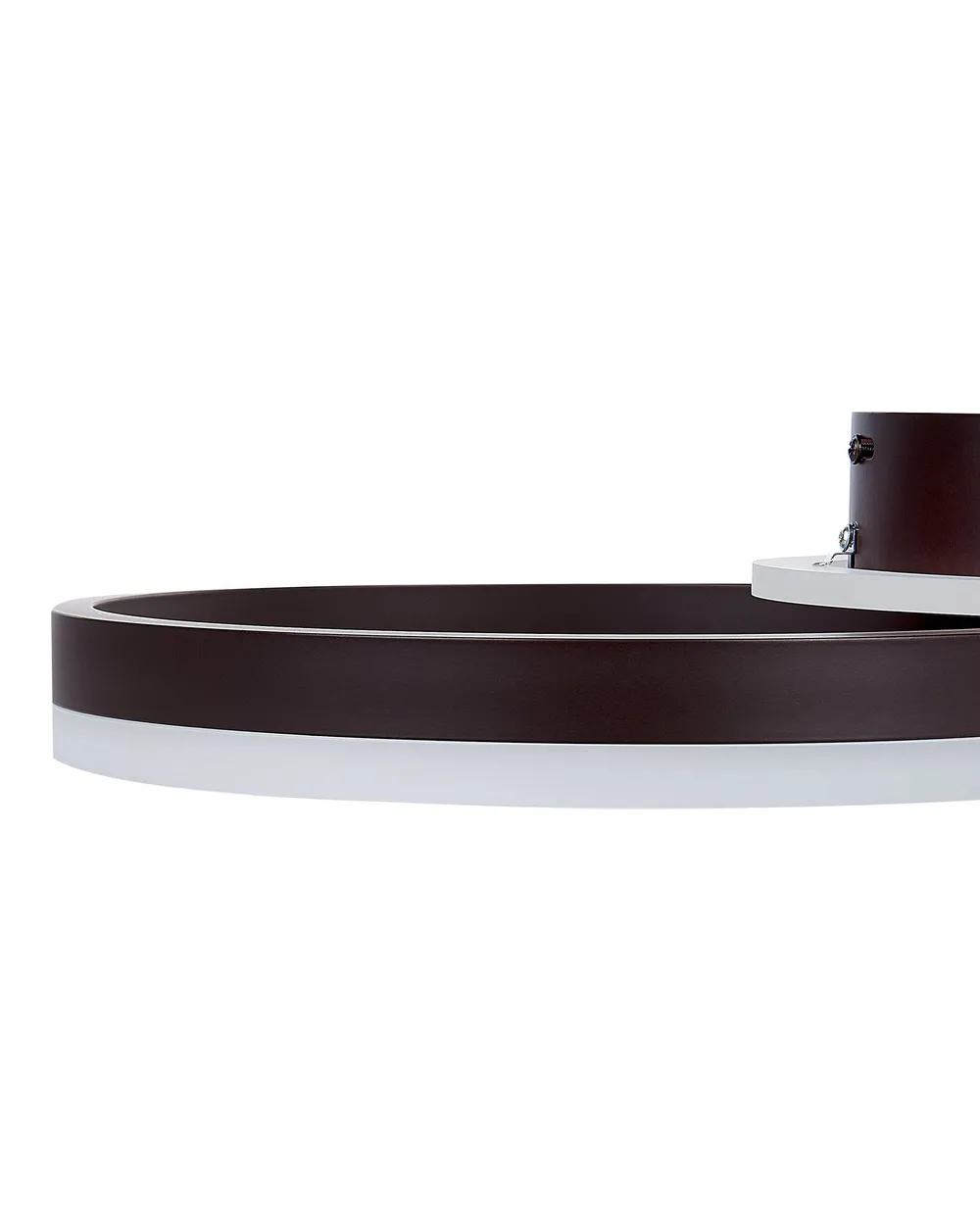 LED Ceiling Lamp GLYDE Metal Dark Brown_847364