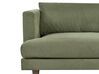 3 Seater Fabric Sofa Green JARPEN_934038