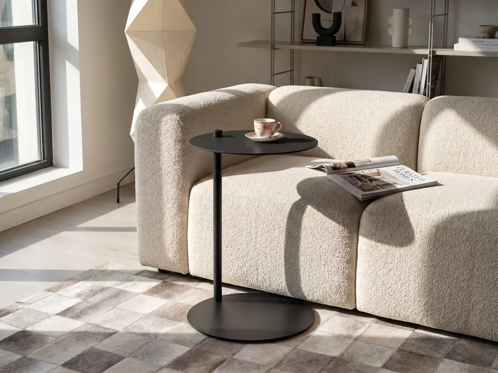 Side Table KENSICO Metal Black