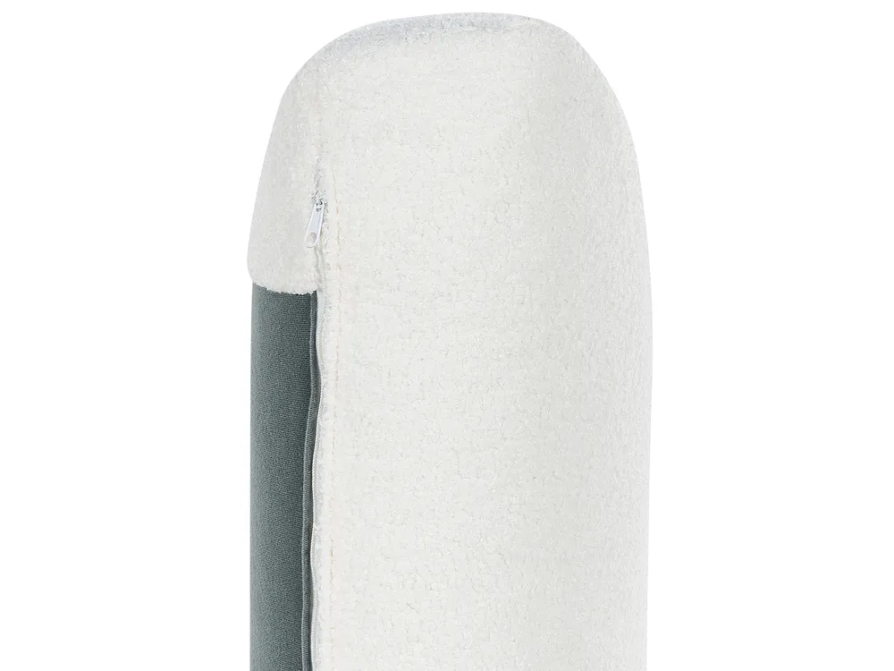 Set da salotto 4 posti ALLA Bouclé Bianco sporco_894034