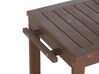 Acacia Wood Garden Drinks Trolley Dark SASSARI_921194