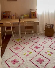 Tappeto per bambini CAVUS Bianco 160 x 230 cm Cotone_989797