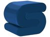 Pouffe ARCADIA Velvet Navy Blue
