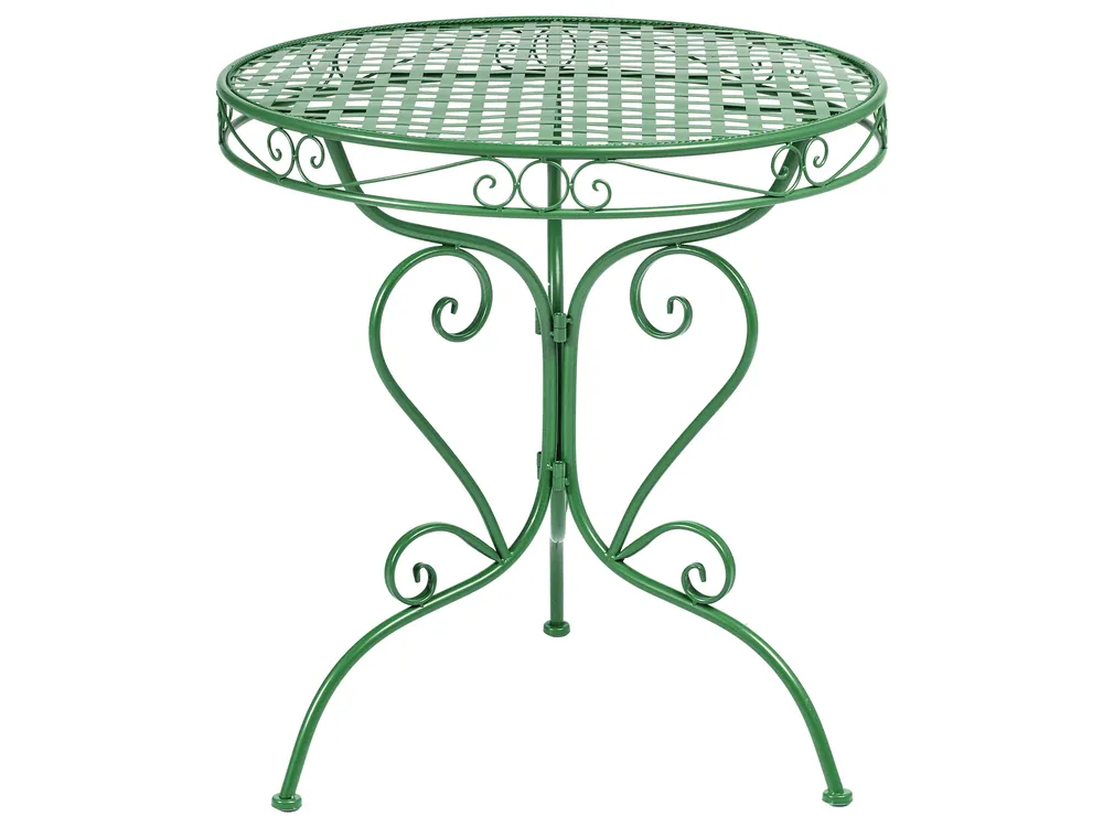 Bistro Set ALBINIA Metal Green_1016192