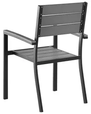 Set di 4 sedie da giardino PRATO Grigio_741530