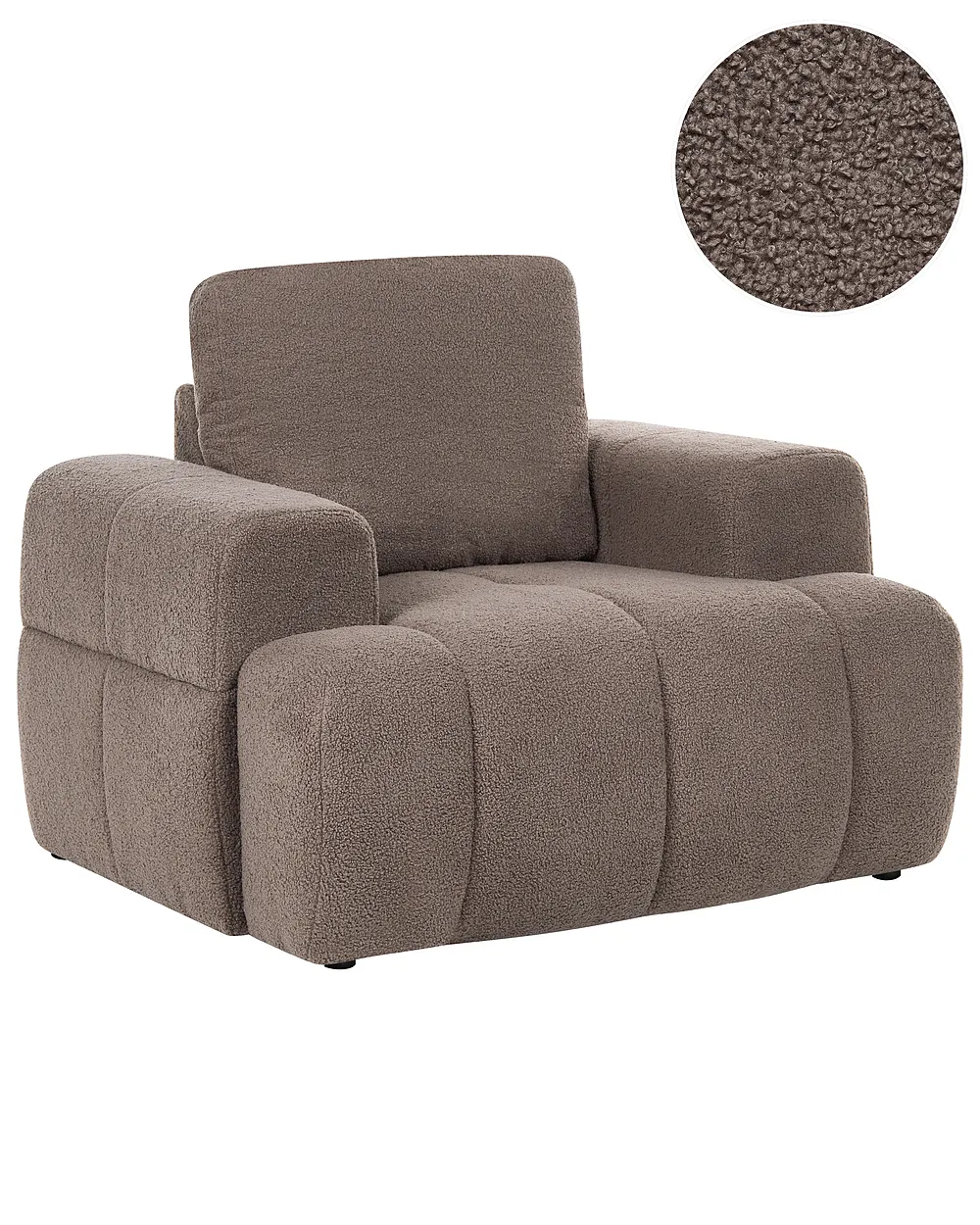 Armchair NARILLA Boucle Taupe_1161485