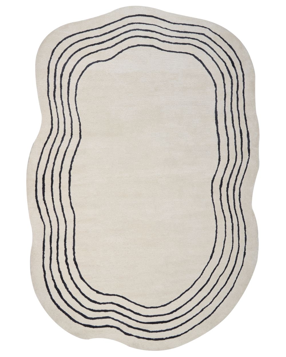 Teppich RAMZAN Beige 200 x 300 cm Viskose