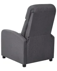 Recliner Chair EMINENCE Faux Linen Dark Grey_1029817