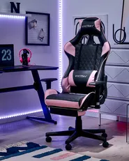 Gaming Chair VICTORY Faux Leather Pink_824152