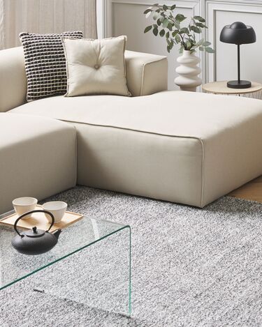 Shaggy Area Rug 200 x 300 cm Salt and Pepper DEMRE