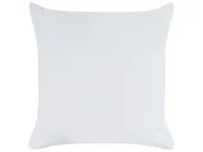 Zestaw 2 poduszek dekoracyjnych TWEEDIA Bawełna 45 x 45 cm Biały_879453