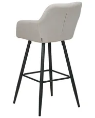 Set di 2 sedie alte CASMALIA Velluto Tortora_898961
