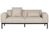 Sofa Set Leinenoptik beige / goldbraun 5-Sitzer MALMOS_931567