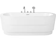 Baignoire îlot EMPRESA 170 x 80 cm avec raccords Blanc_1150279