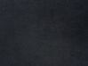 Zamatová leňoška s úložným priestorom ľavostranná čierna MERI II_914240