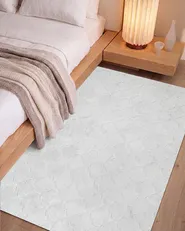 Faux Fur Rug GHARO Light Grey 80 x 150 cm_866700