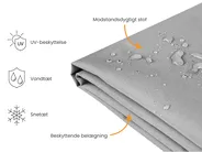 Havemøbelovertræk CHUVA 69 cm 53 cm 157 cm Grå_929845