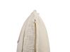 Cuscino cotone beige chiaro 45 x 45 cm PLEIONE_840303