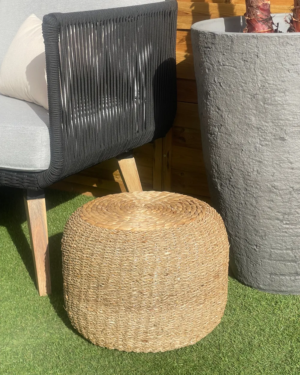 Pouffe HAIPHONG Seagrass Beige_1006174