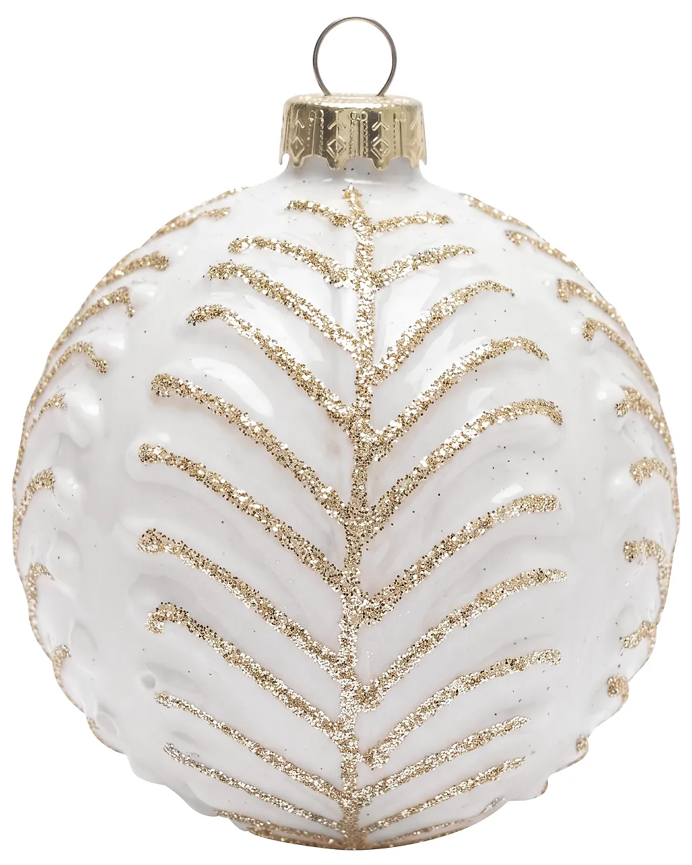 Conjunto de 21 bolas de Navidad FROSTGLOW Vidrio Blanco_1192245
