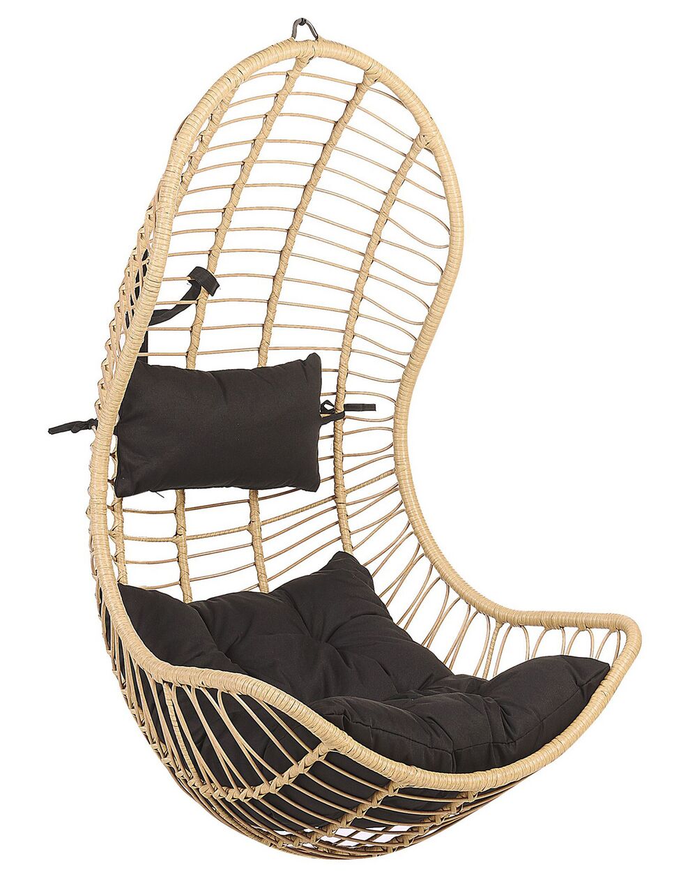 Hangstoel PINETO PE rotan Natuurlijk