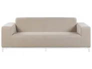 Garden Lounge Set with Table 5 Seater ROVIGO Beige_784665