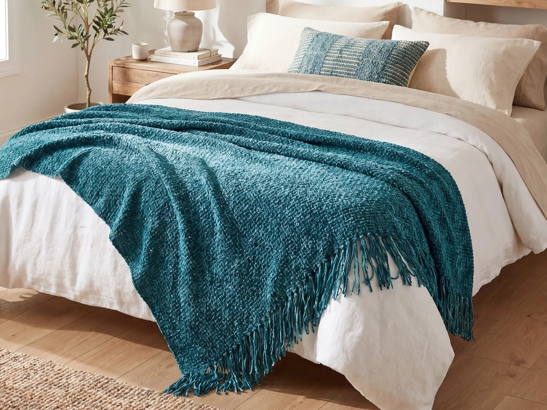 Koc HAMAT 150 x 200 cm Szmaragdowy_787155