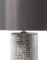 Fekete és ezüst porcelán asztali lámpa 52 cm AIKEN_540036