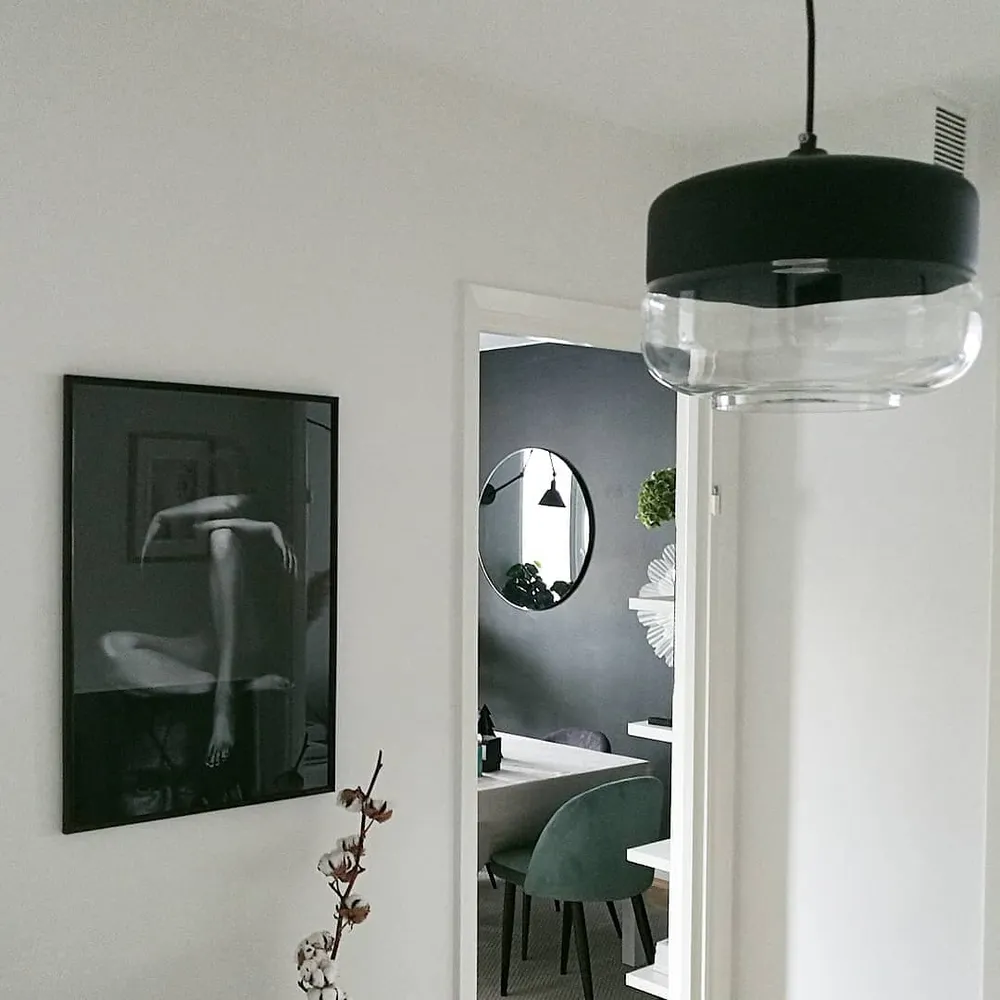 Pendant Lamp MURRAY Glass Black_722718