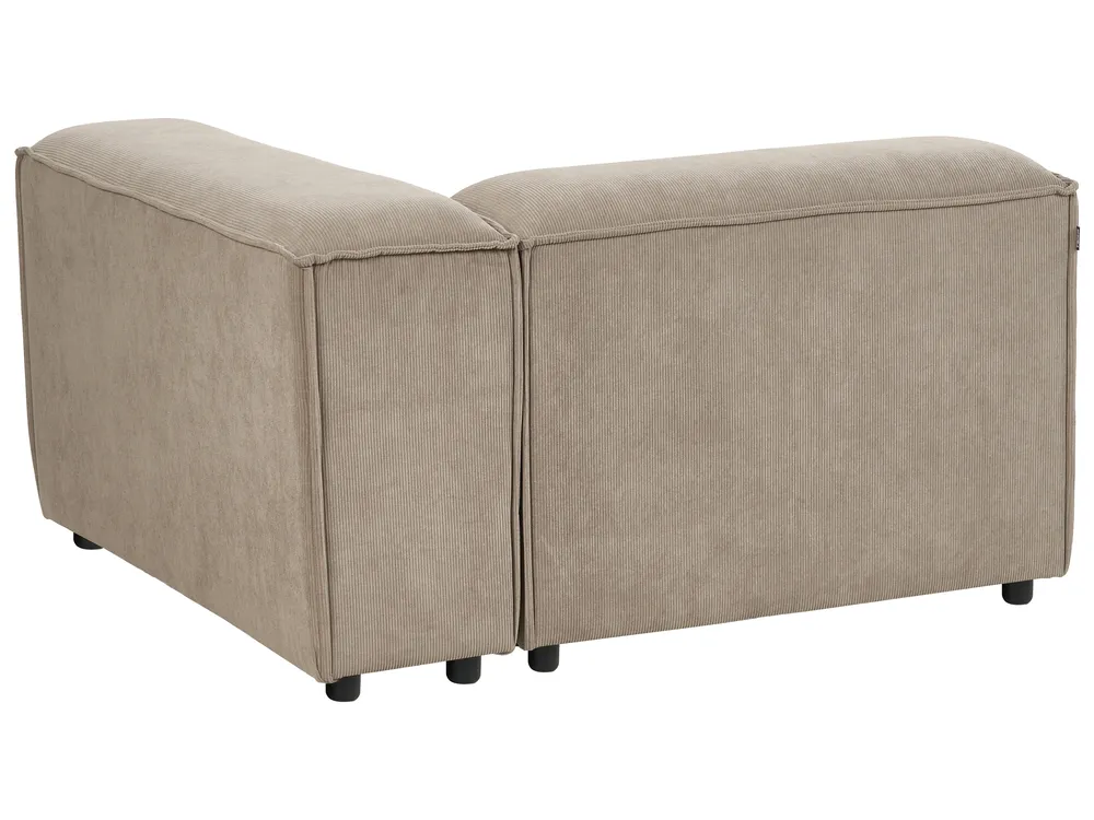 Corner Seat ARDAL Corduroy Light Brown Left Hand_940617
