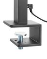 Metal LED Clamp-On Desk Lamp Black VOLANS_849445