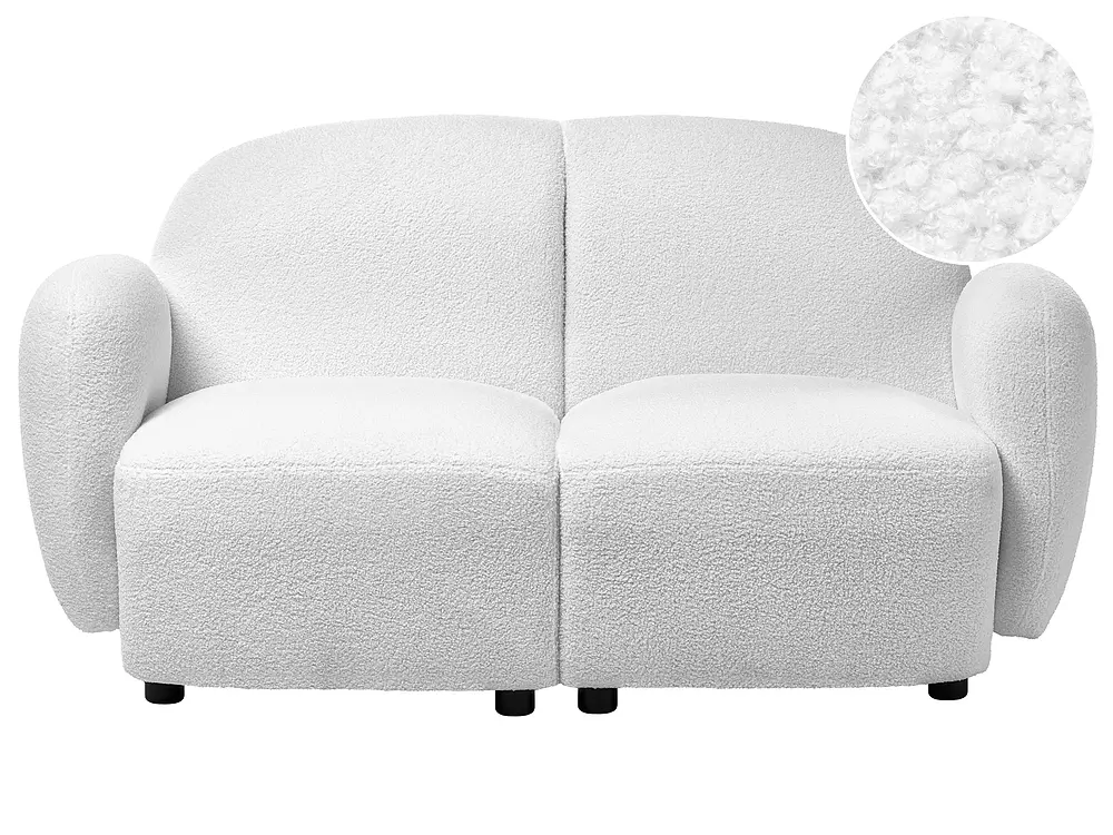 Sofa 2 Seater JULE Boucle Off-White