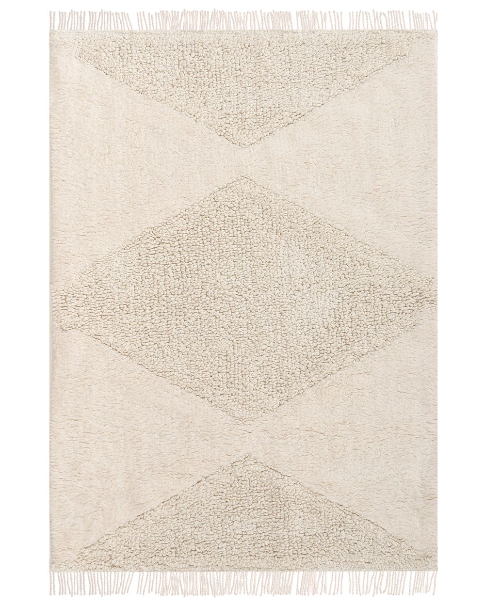 Tapetes para Crianças KHONOMA Creme 160 x 230 cm Algodão