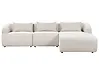 Corner Sofa SVANSELE Fabric Light Beige Left Hand