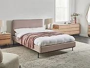 Cama Tela CORIO 140 x 200 cm Gris pardo_1186063